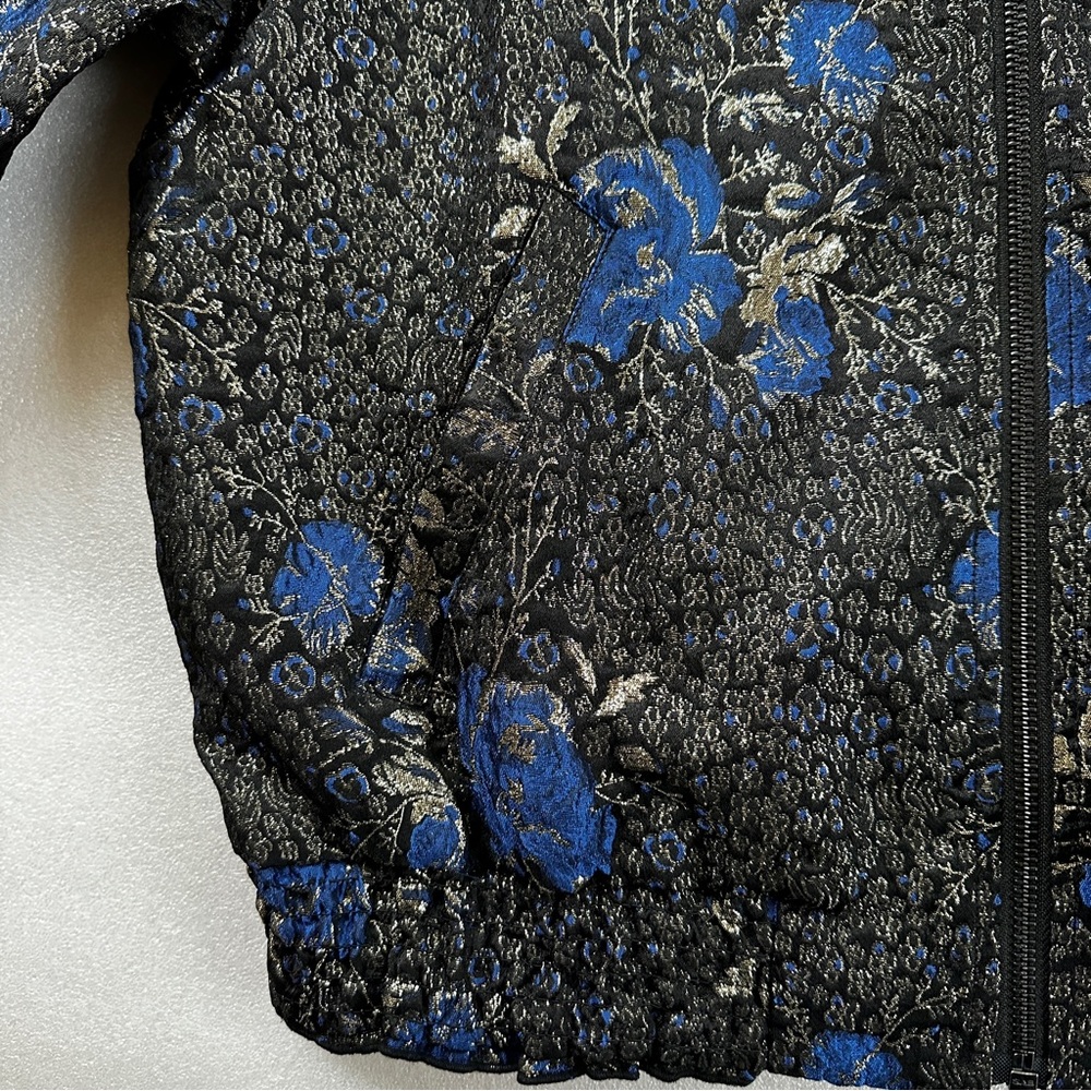 Haute Hippie Ruth Metallic Brocade Bomber - Picture 8 of 11